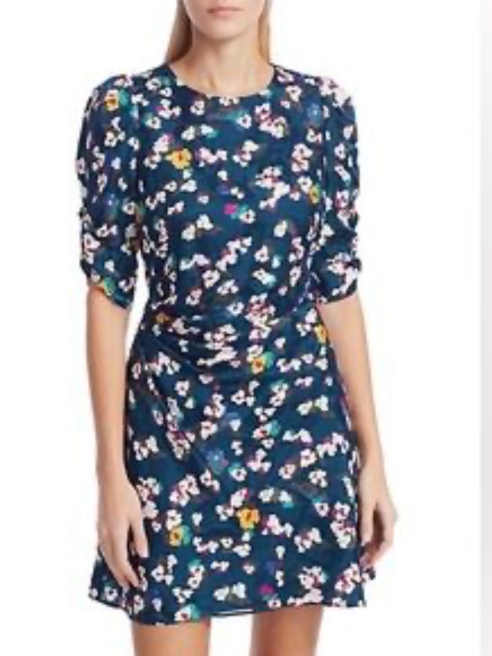 Tanya Taylor Liz Silk Floral Dress